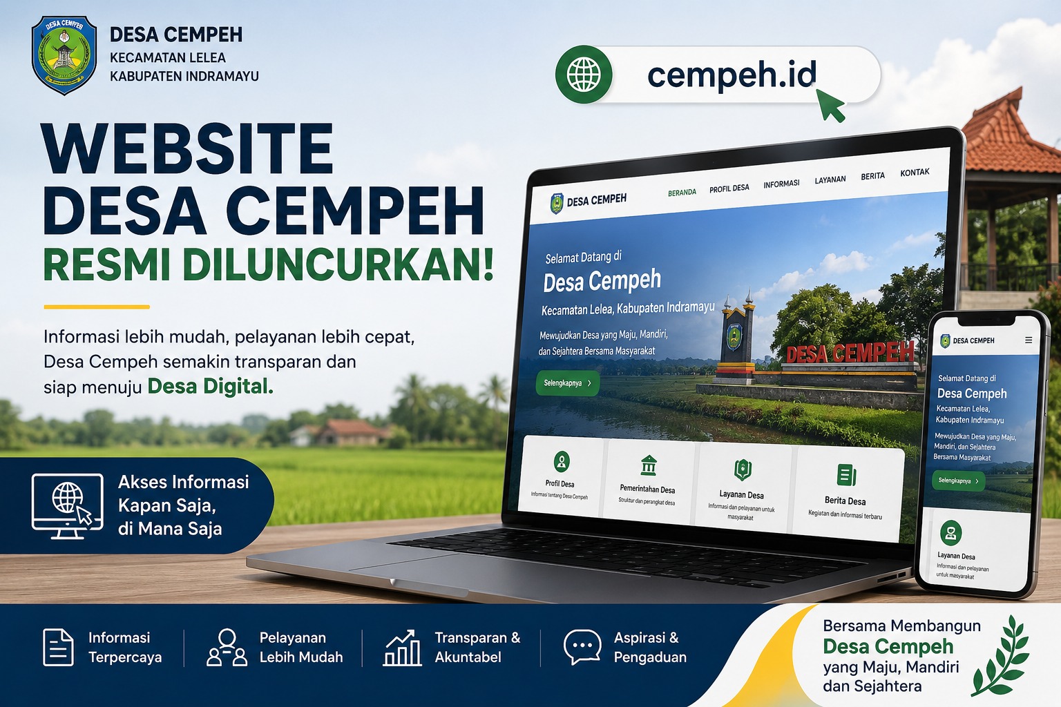 Website Desa Cempeh Resmi Diluncurkan